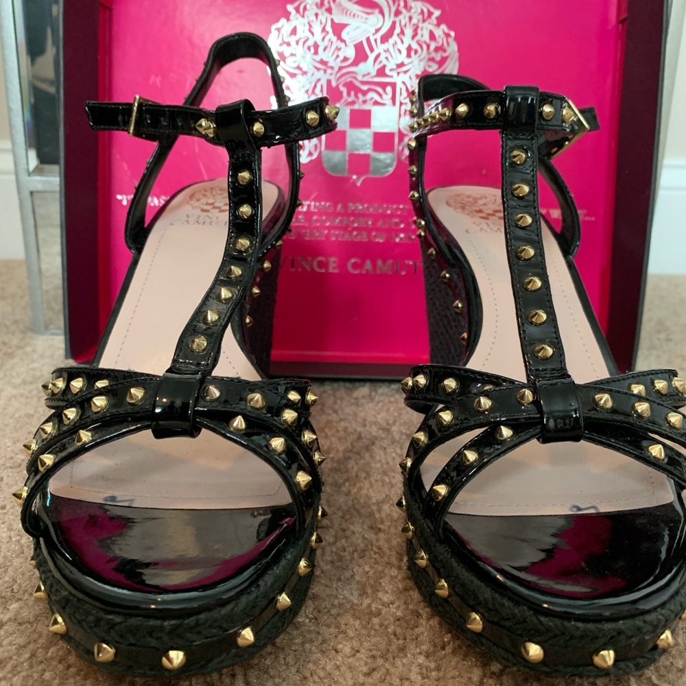 Vincent Camuto studded espadrilles